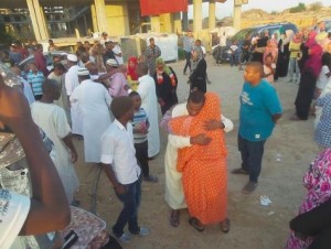 Relatives greet some of those released today (Photo: social media)