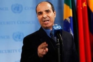 Ibrahim Dabbashi at the UN (file photo)