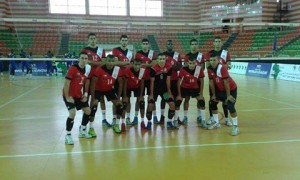 The Under-23 Libyan volleyball team (Photo:Libyan Volleyball Federation)
