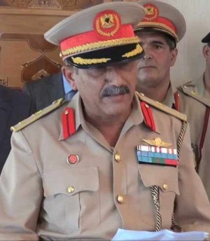 Major-General Abdussalam Obeidi at the time of his appointment last year (Photo: Libyan Embassy, London)