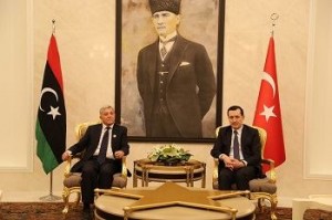 Nuri Abu Sahmain with Turkish president Recep Tayyip Erdogan (Photo: Turkish government)