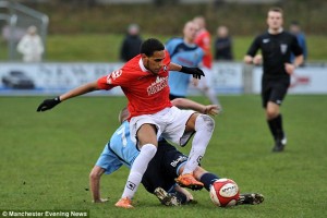 El Fitouri in action (Photo: Manchester Evening News0