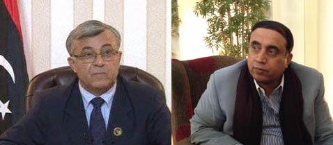 Nuri Abu Sahmain (left) and Sharif Al-Wafi (Photo: Libya Herald)