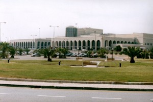 Malta's Luqa airport where its is claimed a Hassi minister was sent home