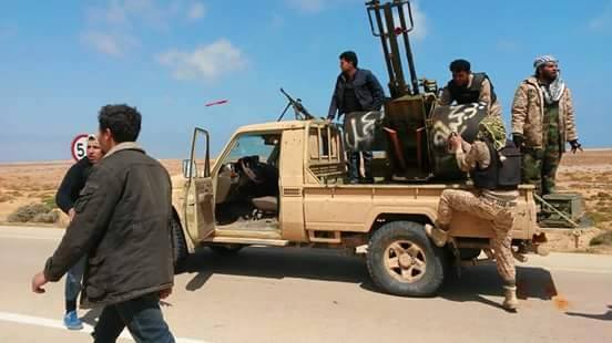 A 166 Battalion technical engaged in recent operations (Photo: Social Media)