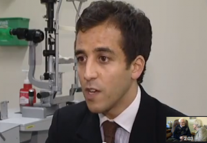 Dr. Ahmed Nagiati El-Amir (screenshot taken from Harley Street Eye Associates video)