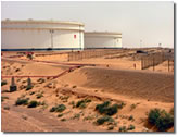 Storage tanks at the Ghani field (Photo: NOC)