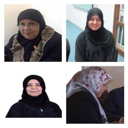 Member of the former GNC, Majda Al-Falah, Hadi Al-Binani, Fawzia Karwan and Mona Koukala were detained at Queen Alia airport in Jordan for 20 hours.