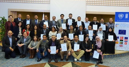 Workshop participants at BRIDGE electoral training (Photo: UNSMIL)