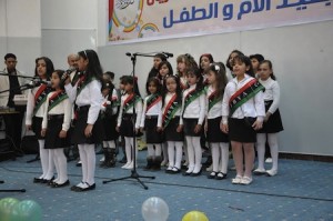 Children perform for their families at Mother's Day celebration