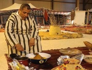 A cooking demonstration at the festival (Photo: Bani Walid festival social media page)