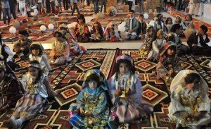 Children enjoying one of the performances (Photo: Bani Walid festival social media page)