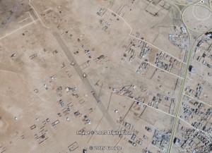 Ajdabiya's existing airport (Image: Google Earth)