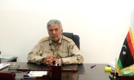 Colonel Idris Madi, head of the LNA's Western Operations Room (Photo: Social media) 