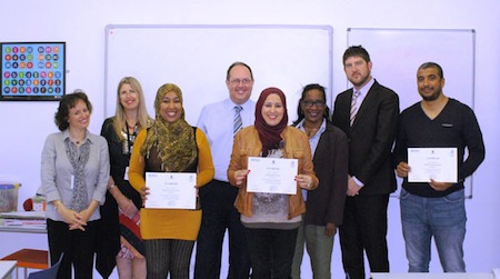 Journalists receive certificates at end of course (Photo: UNESCO)