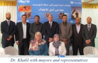 Ghassam Khallil with mayors and representatives of the municipalities (Photo: UNICEF)