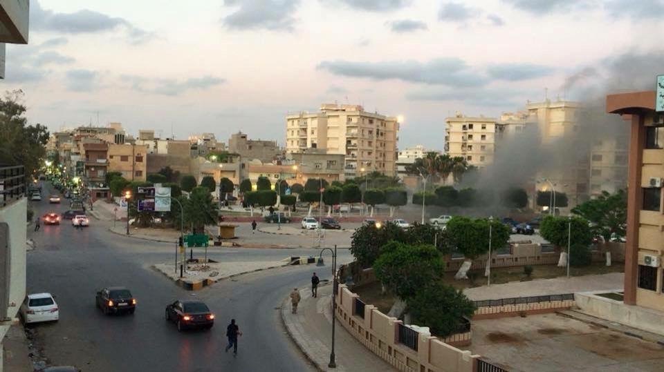 Eight killed in rocket explosion in Humaida Park in Benghazi's Birkah District (Photo; Social media)