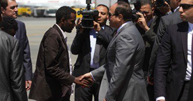 Egyptian President Sisi welcome Ethiopians arriving from Libya