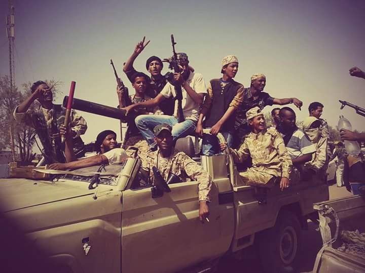 Tuareg fighters in Obari (Photo: Libya Herald source)