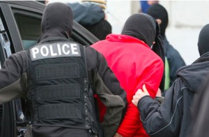 One of the fuel smugglers arrested in the buffer zone (Photo: Tunisian Interior Ministry)