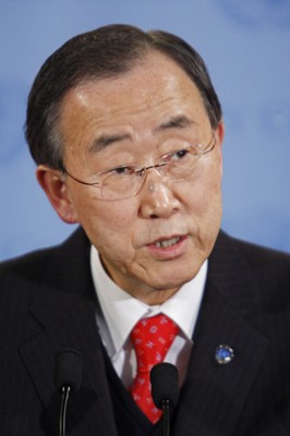 The new government must be free to operate in Tripoli says Ban Ki-moon (Photo: UN)