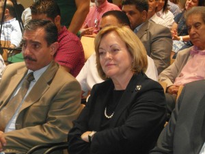 Ambassador Jones in June 2013 at the start of her term (Photo: Sami Zaptia).