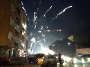 Libyans' love of noisy Mawlid fireworks has been undiminished (File photo)