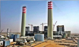 Part of Sirte's Turkish-built power station, on which work was abandoned in 2014 (File photo)
