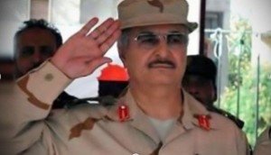 Armed forces commander-in-chief Khalifa Hafter (file photo)