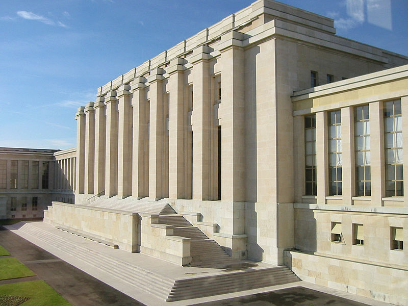 The United Nations' Palais des Nations , Geneva