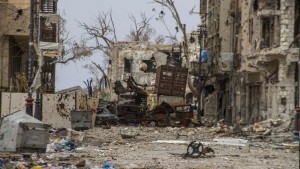Refugees flee such blasted Benghazi areas (Photo:file)