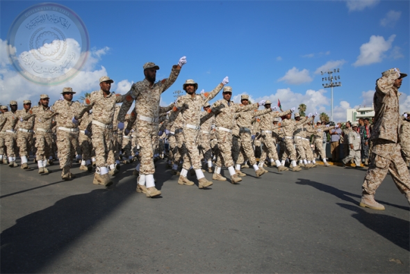 Pro-Libya Dawn Army parades in Tripoli (Photo: Libya Dawn government)