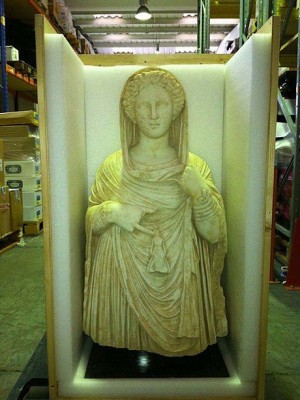 The smuggled ancient Greek statue that is coming back to Libya (Photo: UK Customs)