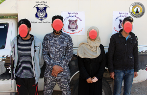 The alleged honey-trap car jackers after their arrest (Photo:Ain Zara police)