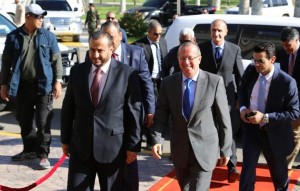 Martin Kobler heading into his Tripoli meeting today (Photo:UNSMIL)