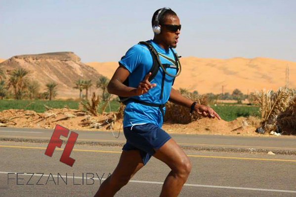 A Running for peace in south (Photo: with acknowledgements to Fezzan Libya