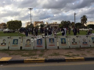 Tiny demonstration remembers Gharghour massacre two years ago (Photo:Osama Al-Najeh)