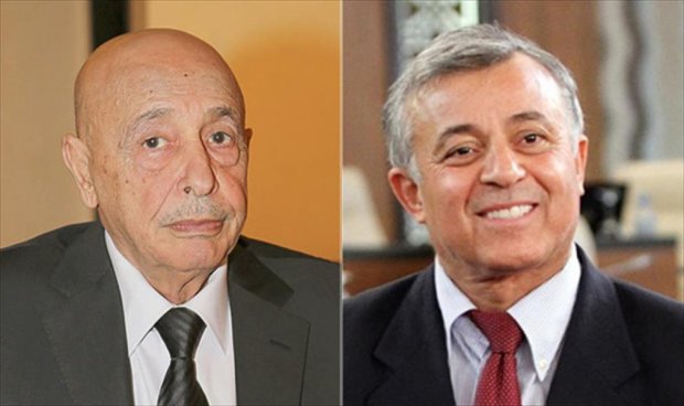 HoR and GNC presidents Salah and Abusahmain are reported to be planning a first ever face to face meeting (Photo: Social media).