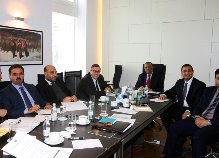 The only internationally recognized Prime Minister of Libya, Abdullah Thinni met the Board of Trustees and members of the board of the LIA in Malta on Saturday (Photo: LIA Media Office).