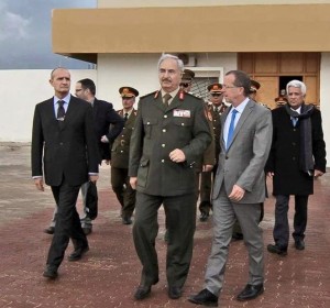 General Hafter has refused a . . .[restrict]meeting request by UNSMIL head Martin Kobler. they has last met in Marj in December 2015 (Photo: Archives).