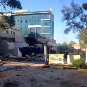 Tajoura prison after attack after today's fighting (Photo:social media)