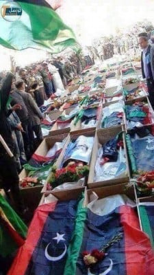 Some of the victims of today's Zliten slaughter (Photo: social media)