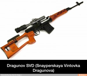 The Dragunova Snapskyay variant of the AK-47 (Photo: social media)