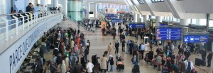 Algiers airport where up to 500 Moroccans are stranded (Photo: Algiers Airport)