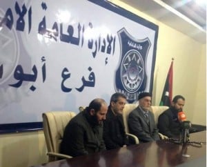 A video confession by bank managers admitting to FX corruption (Photo: Libyan Police Dept).