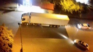 Rada refuted claims that the truck it investigated I central Tripoli was booby-trapped (Photo: Social media).