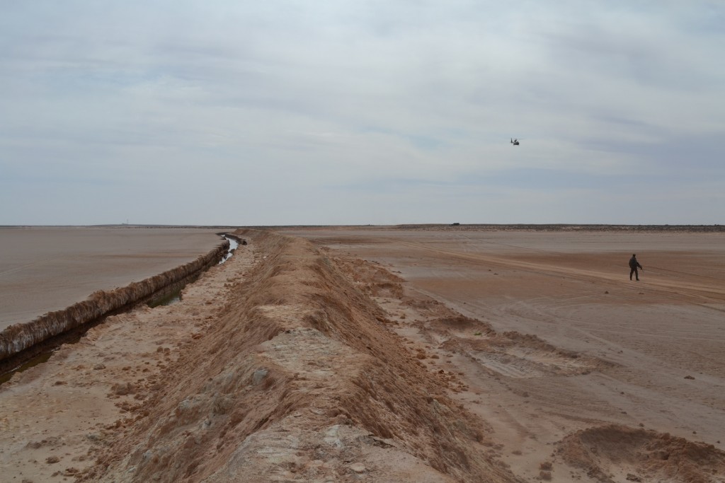 The Tunisian border barrier (Photo: Libya Herald)