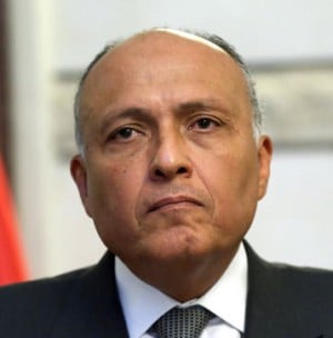 Egyptian foreign minister Sameh Shoukry (file photo)