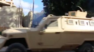 What is thought to be a UAE-made NIMR armoured personnel carrier (LibyaSecurityMonitor)