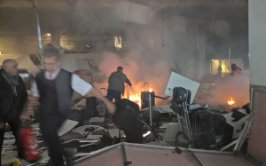 The bloody devastation at Brussels airport (Photo: social media)